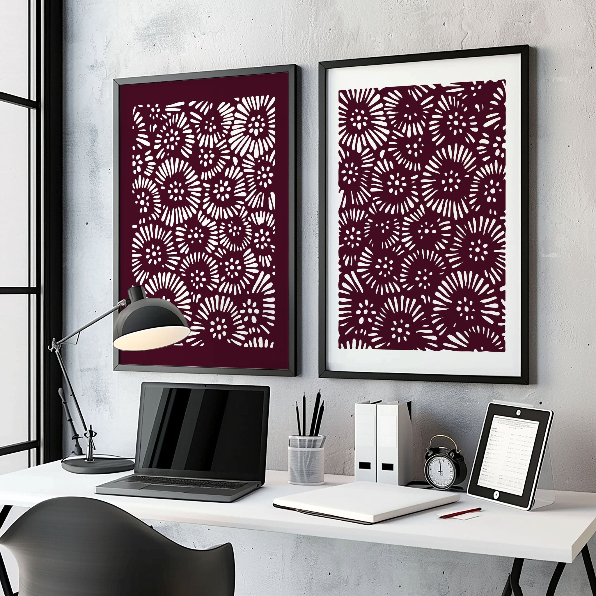 Office Art Work | Set of 2 wall art prints