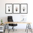 Office Artwork Ideas | Set of 3 wall art prints