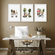 Office Decor Paris Eiffel Tower Travel wall art | 