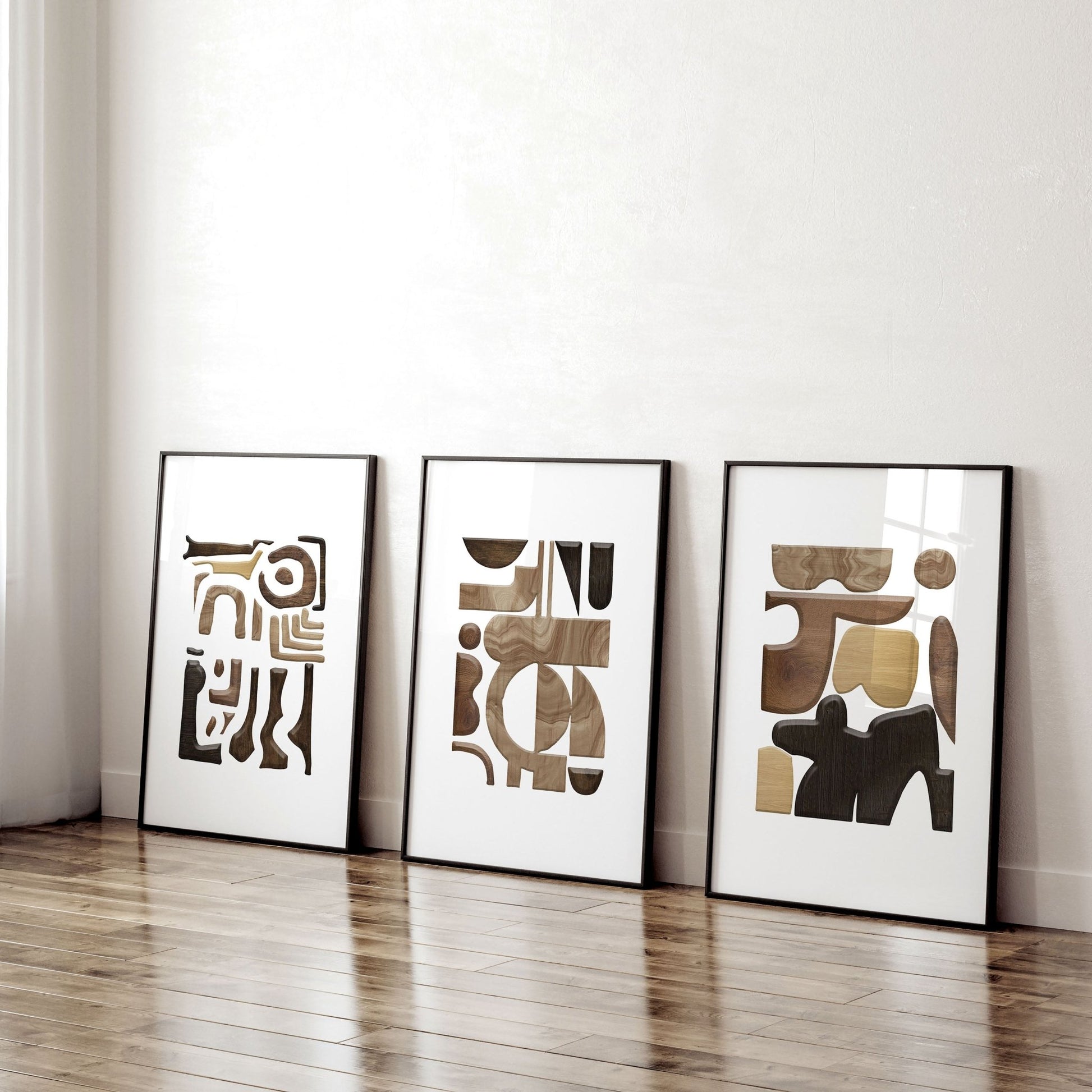 Office Decoration Wall | Set of 3 wall art prints