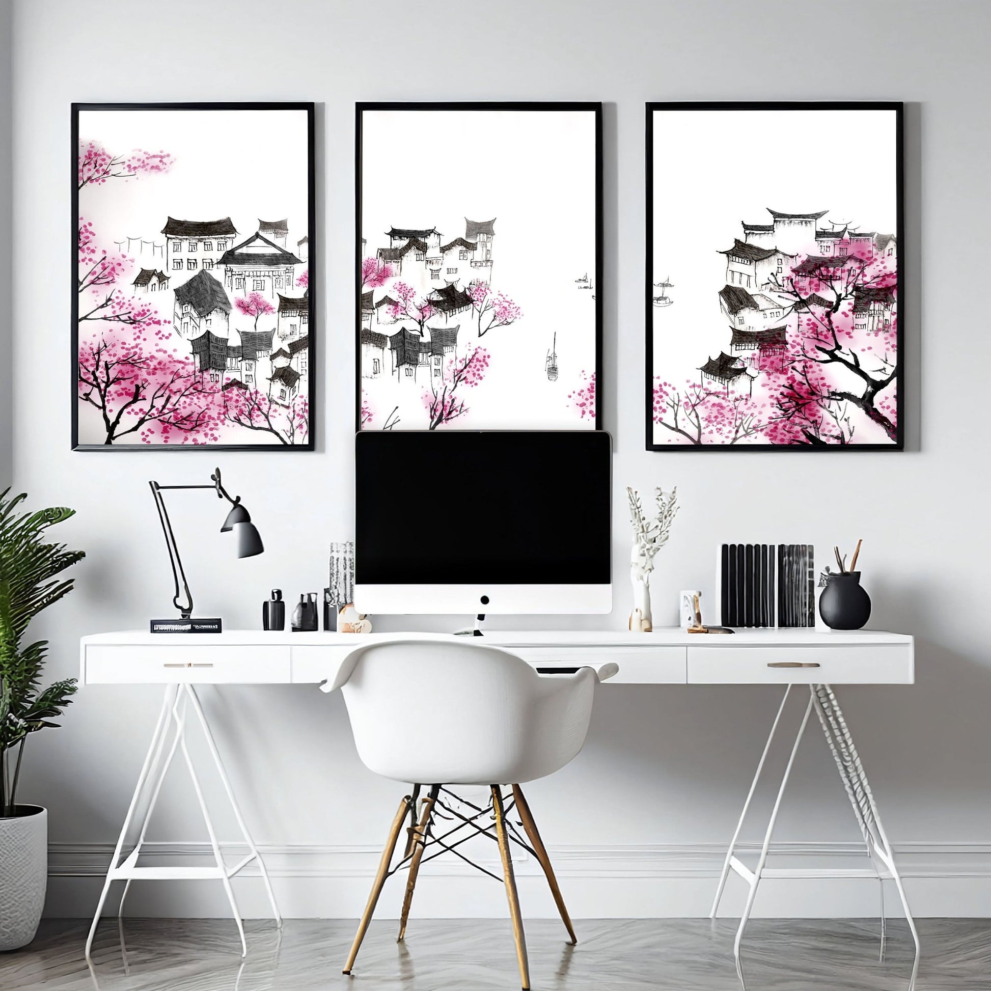 Office Wall Art Ideas | Set of 3 wall art prints