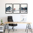 Office Wall Decor Ideas | Set of 3 wall art prints