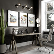 Office Wall Pictures Mediterranean Coastal Dining Watercolour Art | 