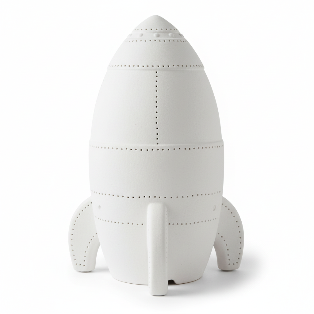 Ola Kids Rocket Ceramic Night Light