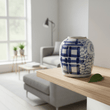 Old Blue & White Porcelain Jar n° 1