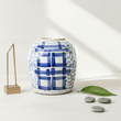 Old Blue & White Porcelain Jar n° 1
