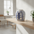 Old Blue & White Porcelain Jar n° 2