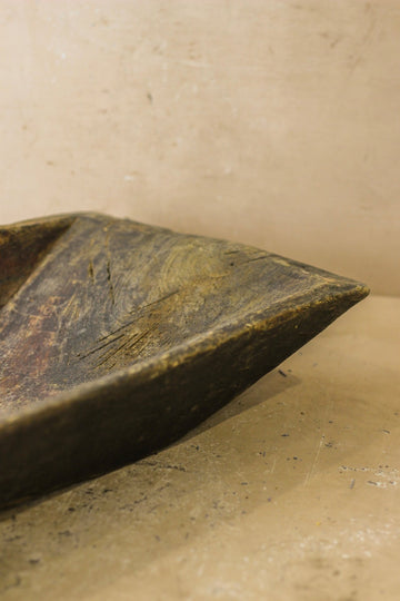 Old Vintage Wooden Bowl - WB003