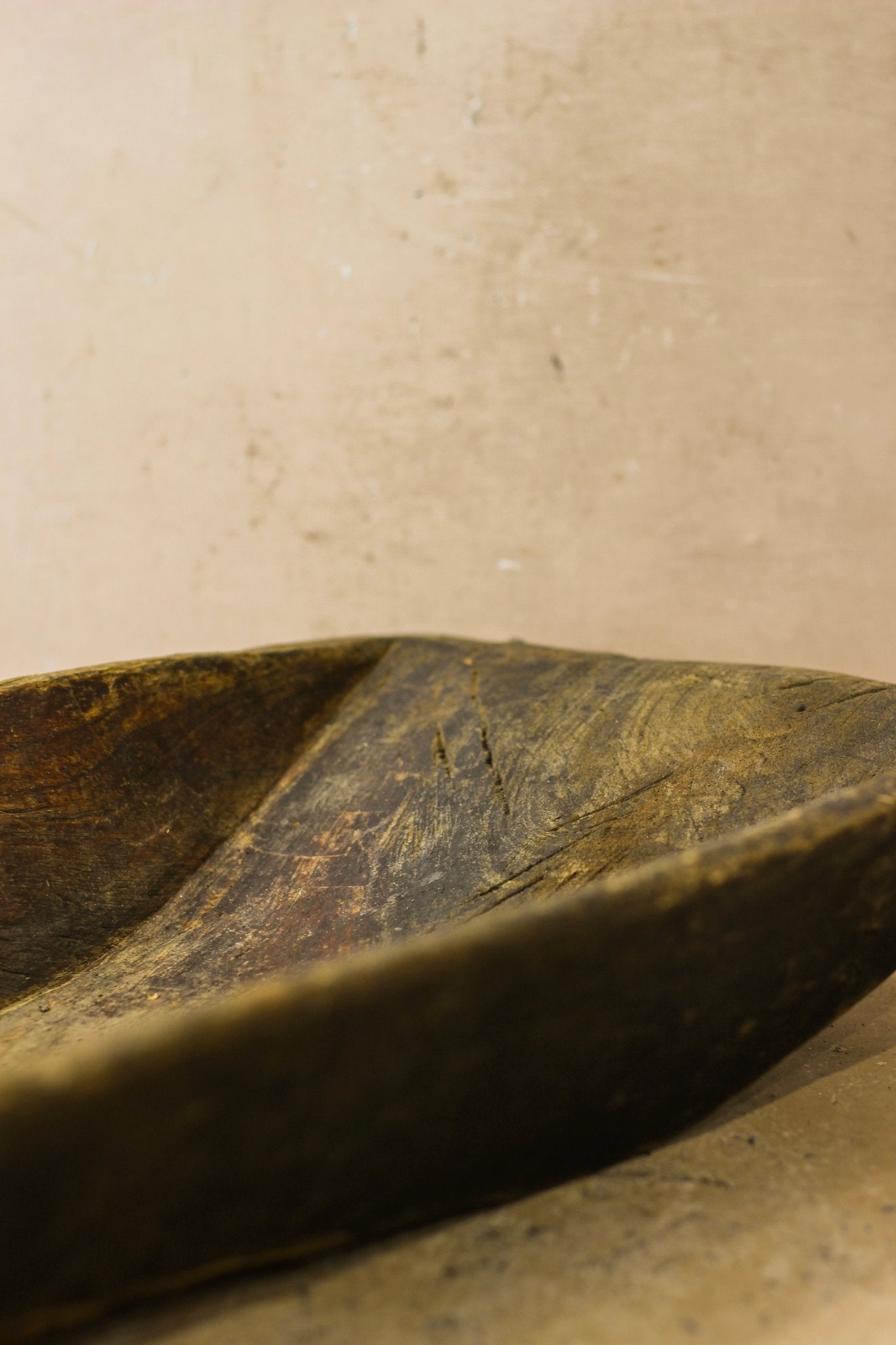 Old Vintage Wooden Bowl - WB003