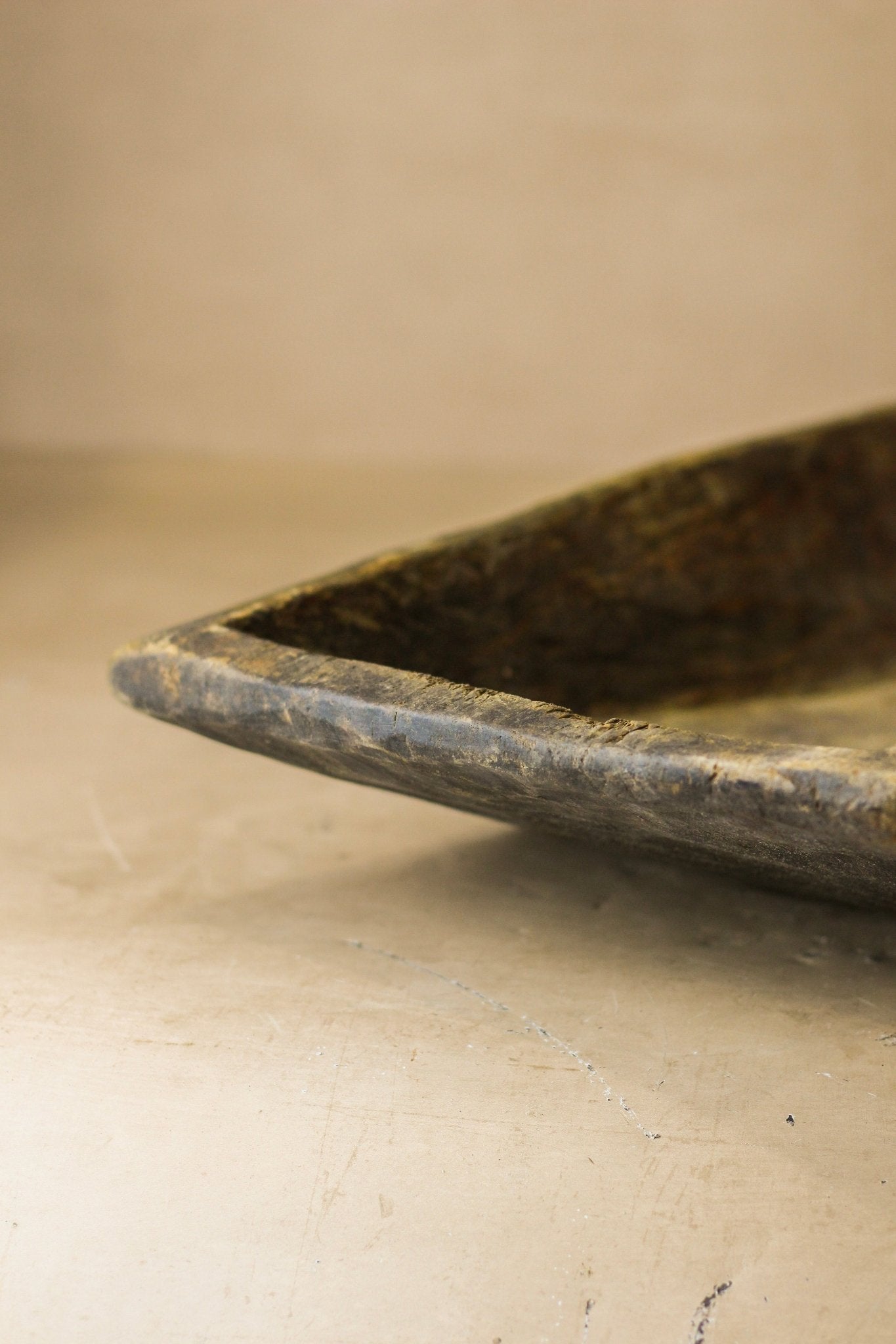 Old Vintage Wooden Bowl - WB003