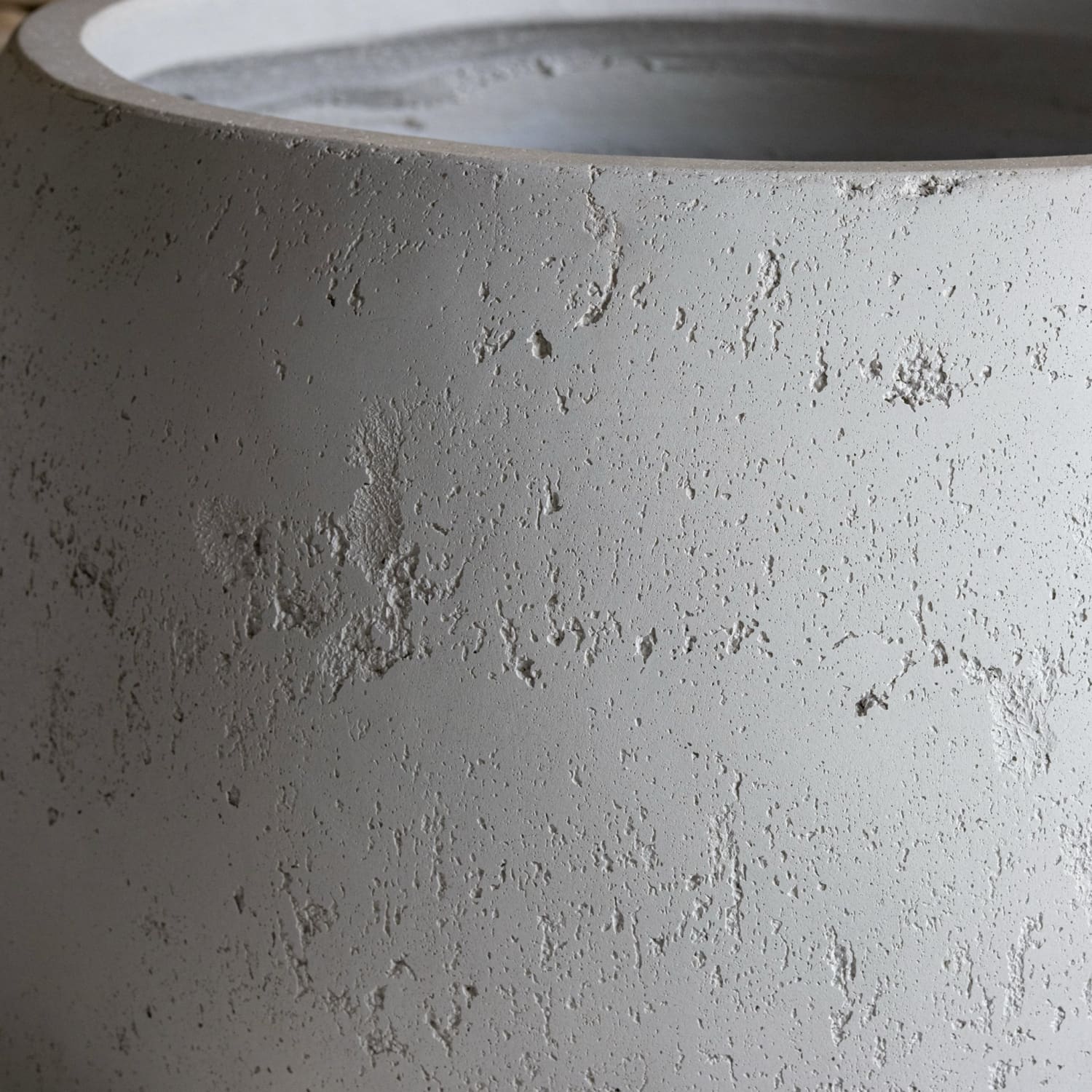 Orbello | White Mist – 110cm XXL Concrete Sphere Planter – 686L Round Plant Pot