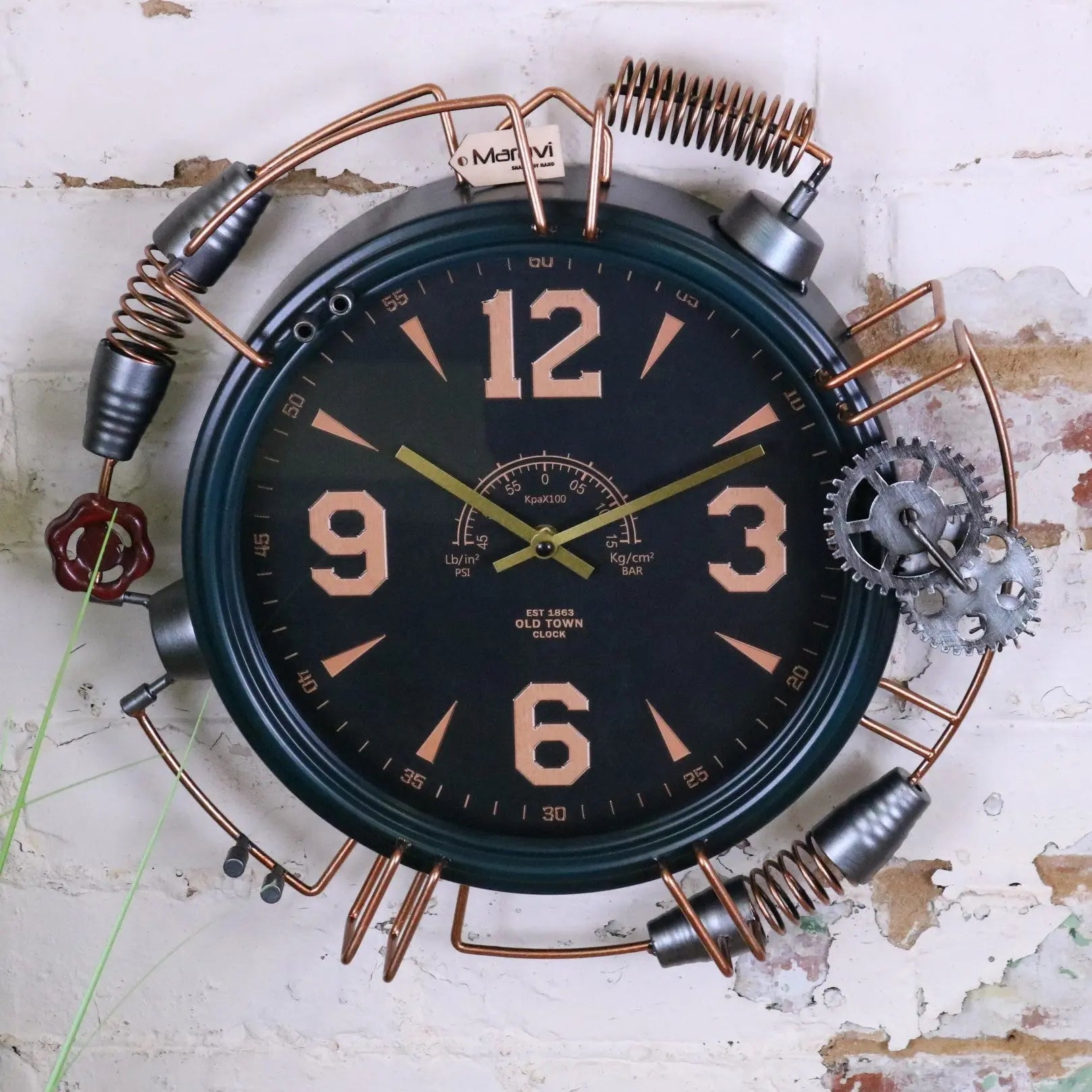 Orika Industrial Wall Clock