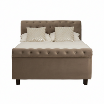Orlando Grey Ottoman Double Bed