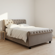 Orlando Grey Ottoman Double Bed