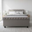 Orlando Grey Ottoman King Bed