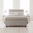 Orlando Light Grey Ottoman Double Bed