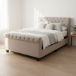 Orlando Light Grey Ottoman Double Bed