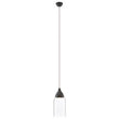 Oslo Grey Glass and Iron Pendant Light