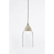 Oslo White Glass and Iron Pendant Light