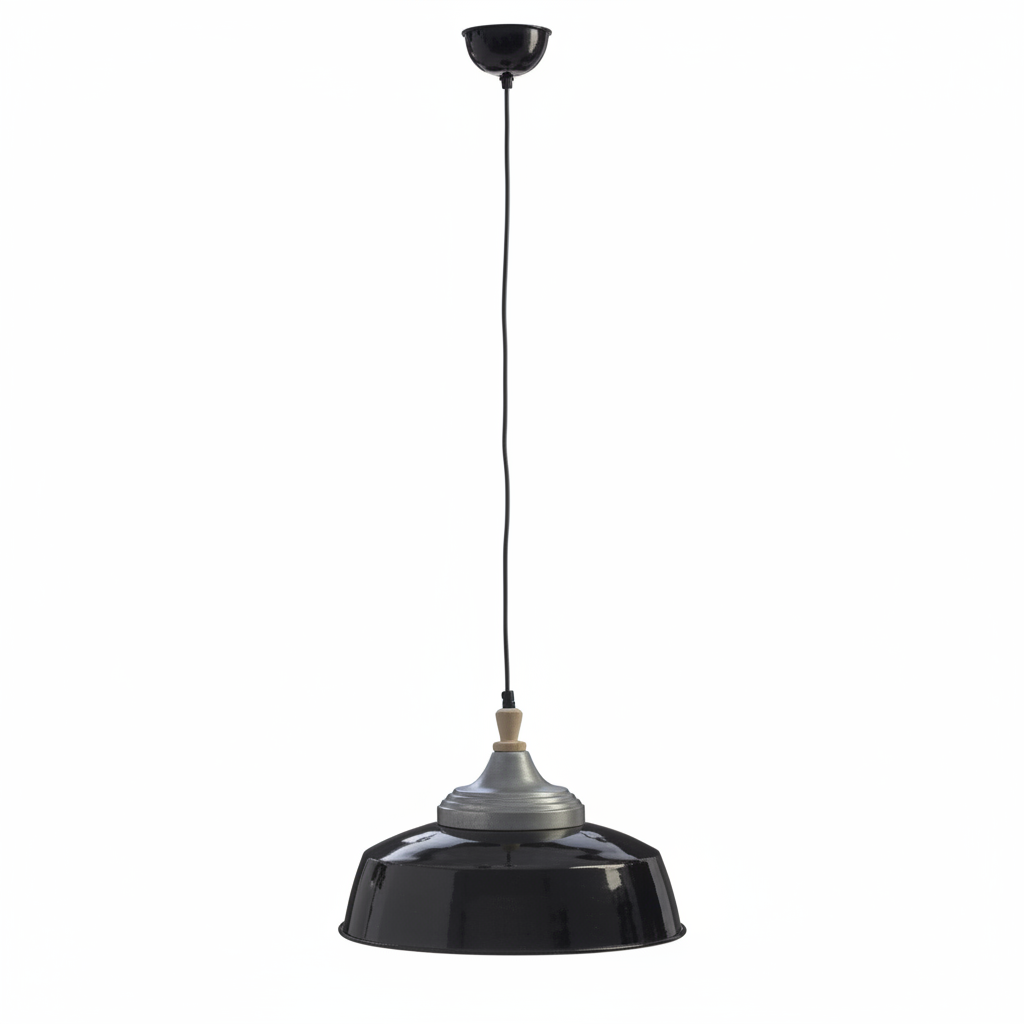Oslo Black Large Pendant Light
