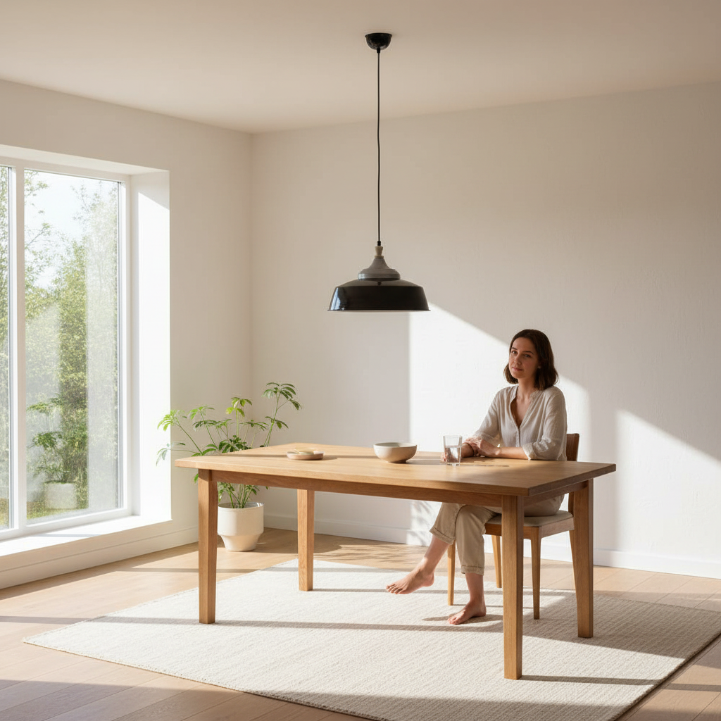 Oslo Black Large Pendant Light