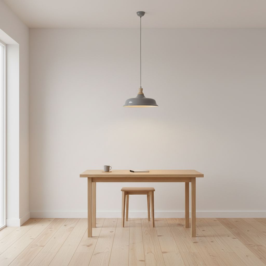 Oslo Grey Small Pendant Light