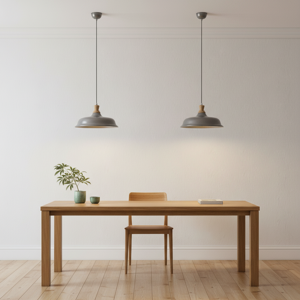 Oslo Small Pendant Light with Zinc Finish
