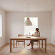 Oslo White Extra Large Pendant Light