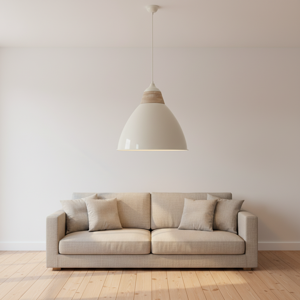 Oslo White Extra Large Pendant Light