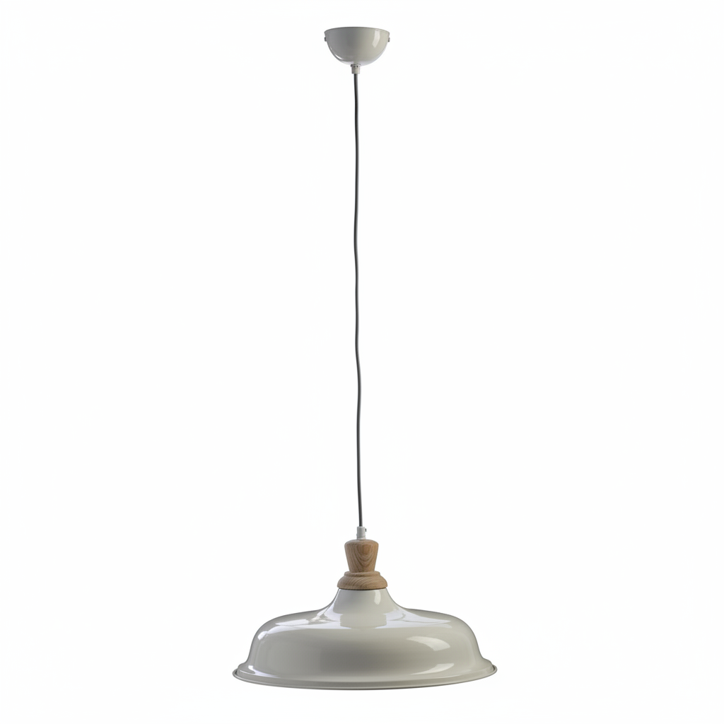 Oslo White Small Pendant Light