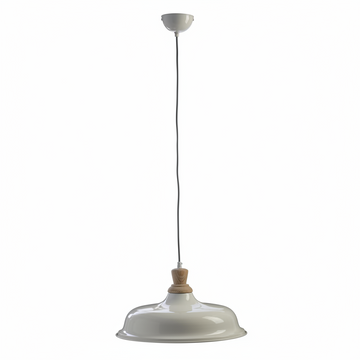 Oslo White Small Pendant Light
