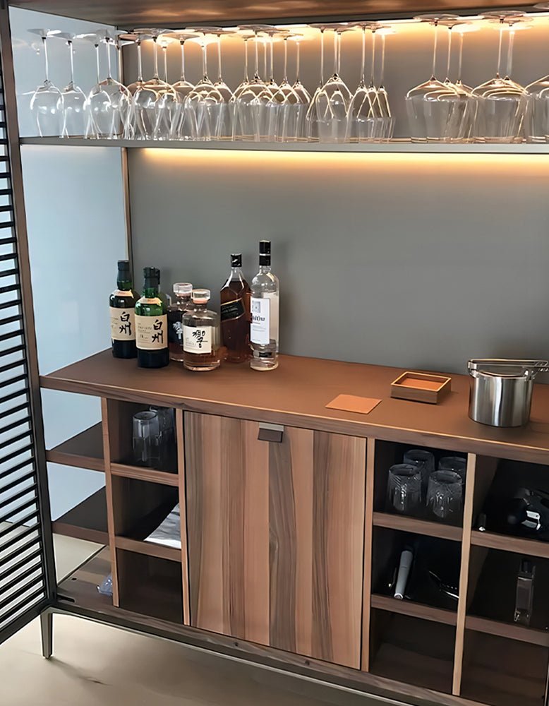 O'Sullivan Wine Sideboard, Wine Storage With Two Doors