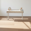 Otto Office Desk - White Sintered Stone