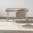 Otto Office Desk - White Sintered Stone