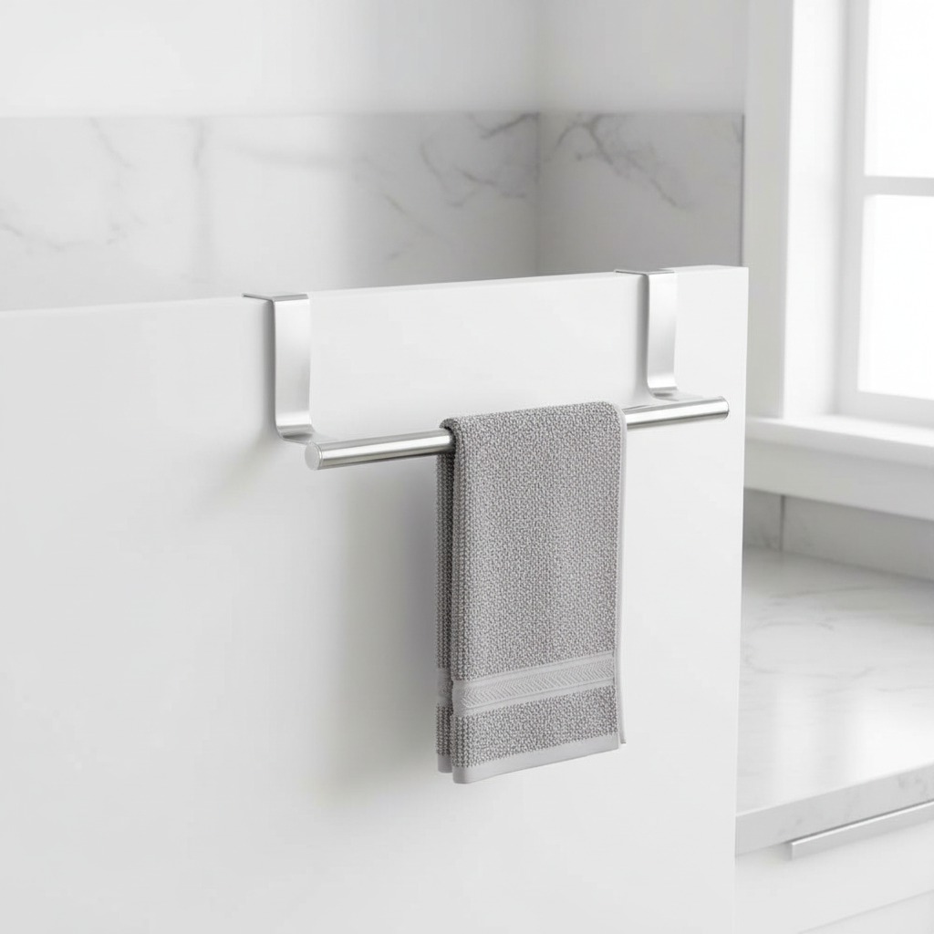 Over Door Kitchen Towel Hanging Rail