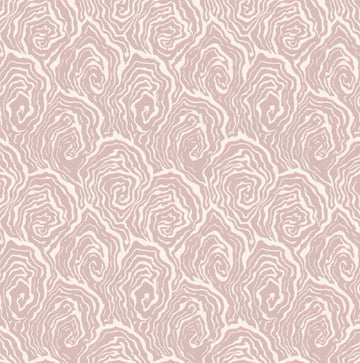 Oysters - in Venus Pink - Wallpaper