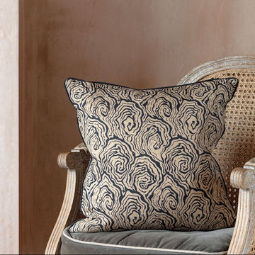 Oysters Monochrome Cushion