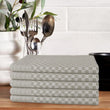 Pack of 5 Large Super Absorbent 100 Percent Cotton Tea Towels Quick Dry Durable Check Pattern Dish Cloths for Kitchen Home and Professional Use