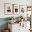 Paintings for Kitchen Paris Boutique Street Scenes 