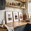 Paintings for Kitchen Paris Boutique Street Scenes 