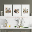 Paintings for Kitchen Paris Travel wall art | 