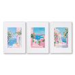 Paintings Of The Sea | Set of 3 Beach Decor Wall art Prints