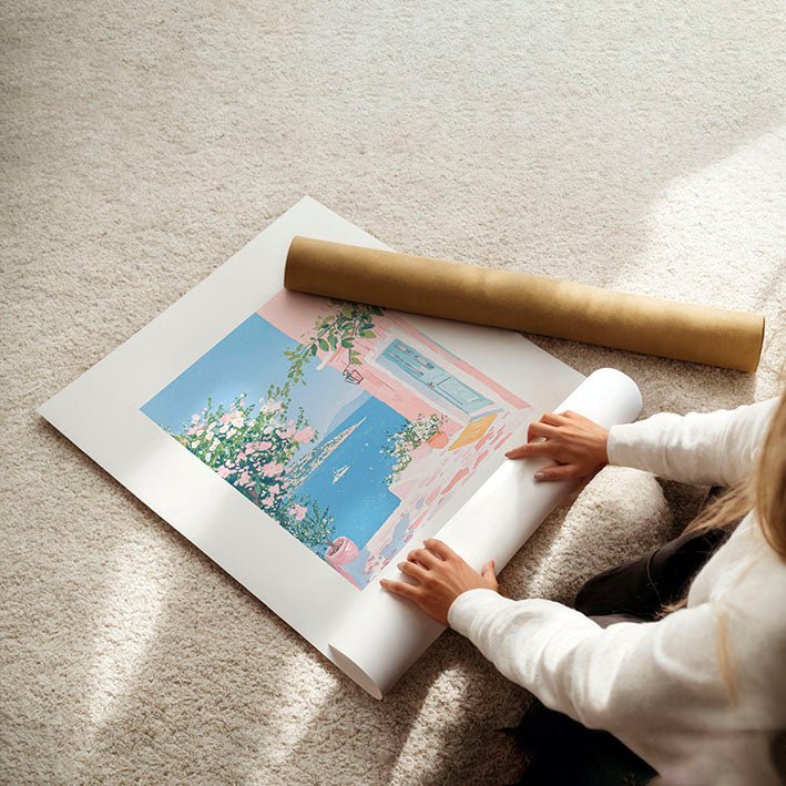 Paintings Of The Sea | Set of 3 Beach Decor Wall art Prints