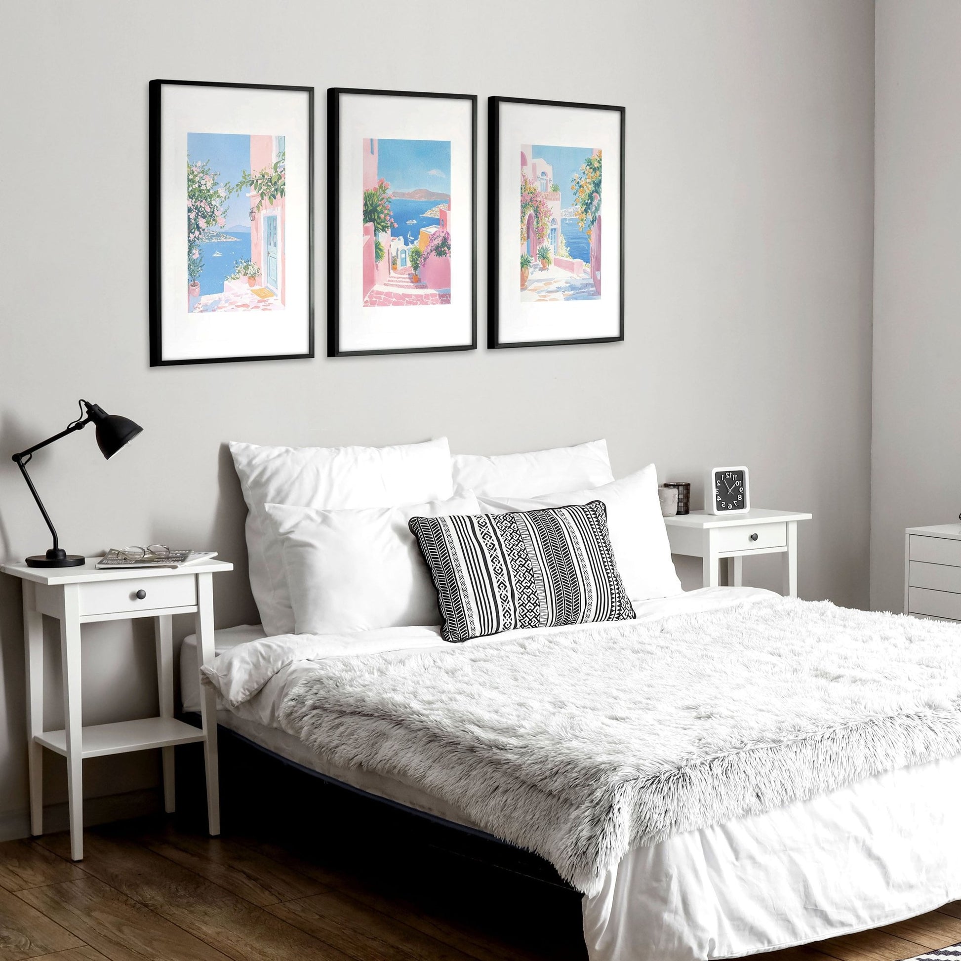 Paintings Of The Sea | Set of 3 Beach Decor Wall art Prints