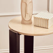 Palermo Cream Marble Top Round Side Table