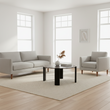 Palermo Round Black Marble Top Large Coffee Table