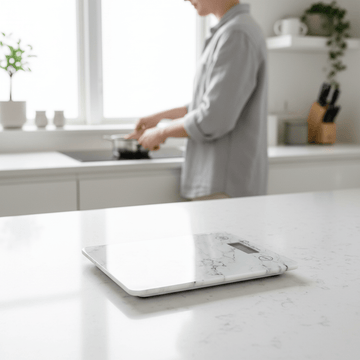 Palmas Marble Effect Digital Kitchen Scale