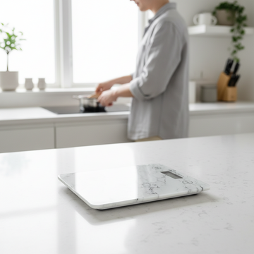 Palmas Marble Effect Digital Kitchen Scale