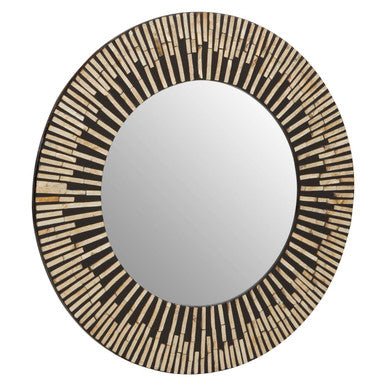 Palu Arise Black And Gold Wall Mirror