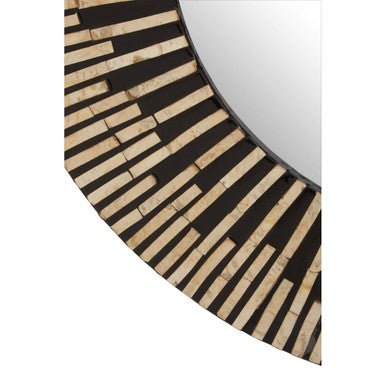 Palu Arise Black And Gold Wall Mirror